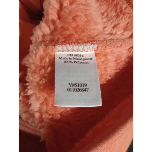 Coldwater Creek Vest Ladies Medium Orange Plush - Picture 6 of 7